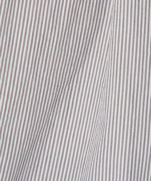 TOMORROWLAND / トゥモローランド ショート・ハーフ・半端丈パンツ | コットンナイロンストライプ  2プリーツ ベルトレス ショートパンツ | 詳細9