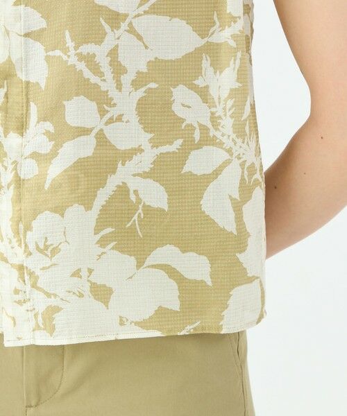 TOMORROWLAND / トゥモローランド シャツ・ブラウス | コットンリネンプリント フリルネックブラウス | 詳細8