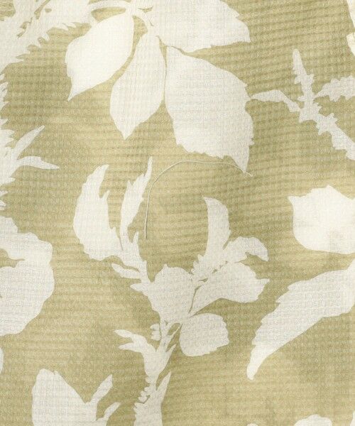 TOMORROWLAND / トゥモローランド シャツ・ブラウス | コットンリネンプリント フリルネックブラウス | 詳細9