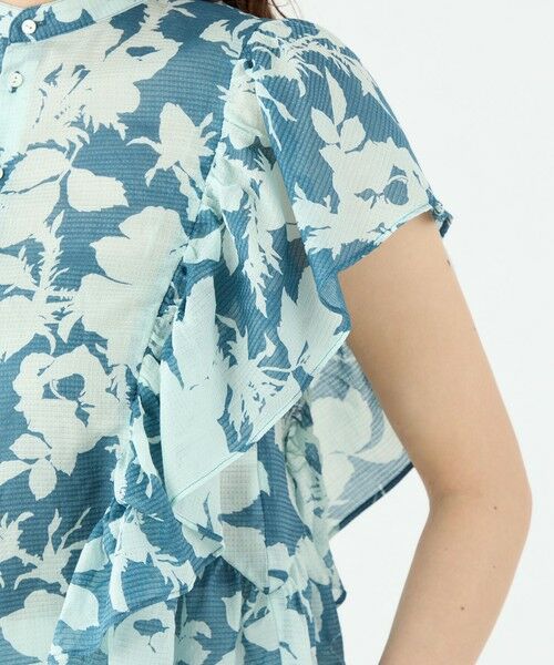 TOMORROWLAND / トゥモローランド シャツ・ブラウス | コットンリネンプリント バタフライスリーブブラウス | 詳細6