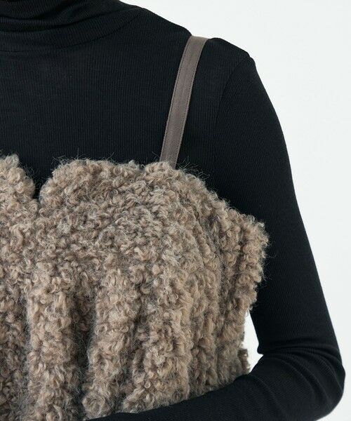 TOMORROWLAND / トゥモローランド その他トップス | ミックスファー キャミソールプルオーバー | 詳細6
