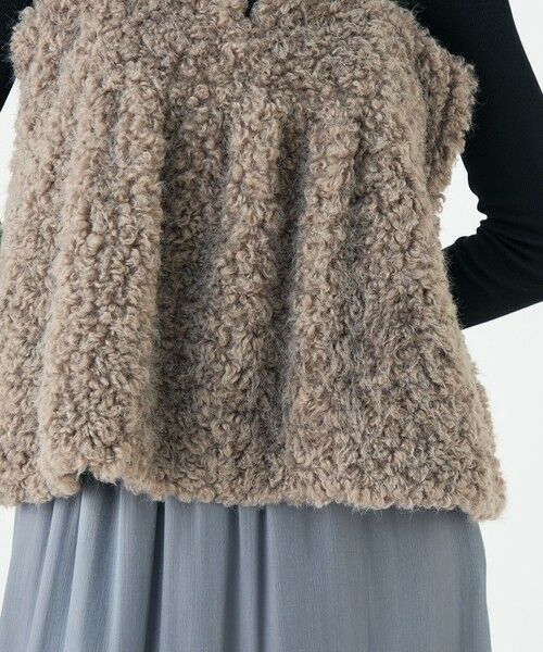 TOMORROWLAND / トゥモローランド その他トップス | ミックスファー キャミソールプルオーバー | 詳細7