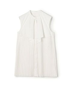 TOMORROWLAND / トゥモローランド シャツ・ブラウス | スパンブロード フロントドレープブラウス