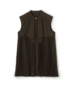 TOMORROWLAND / トゥモローランド シャツ・ブラウス | スパンブロード フロントドレープブラウス