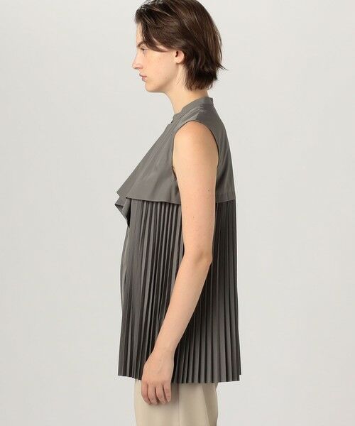 TOMORROWLAND / トゥモローランド シャツ・ブラウス | スパンブロード フロントドレープブラウス | 詳細4