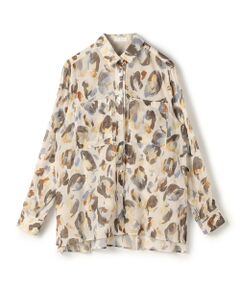TOMORROWLAND / トゥモローランド シャツ・ブラウス（半袖以外） | ドロップシェルプリント シャツブラウス