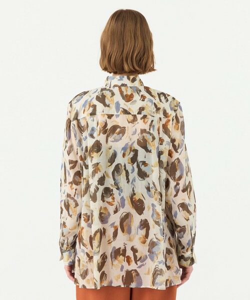 TOMORROWLAND / トゥモローランド シャツ・ブラウス（半袖以外） | ドロップシェルプリント シャツブラウス | 詳細4