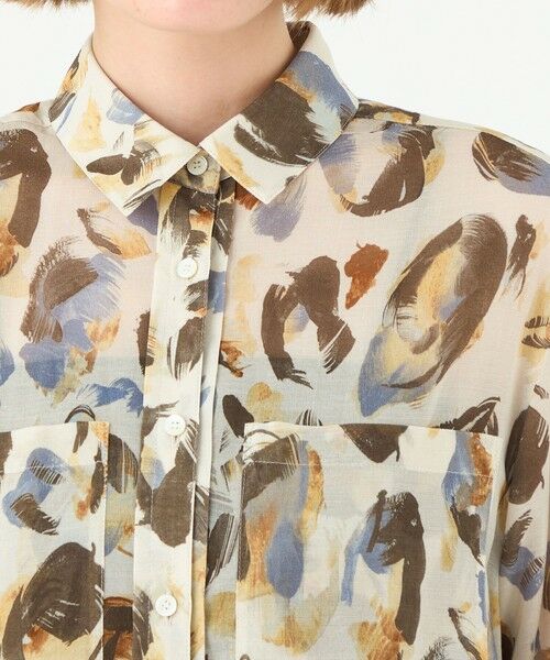 TOMORROWLAND / トゥモローランド シャツ・ブラウス（半袖以外） | ドロップシェルプリント シャツブラウス | 詳細5
