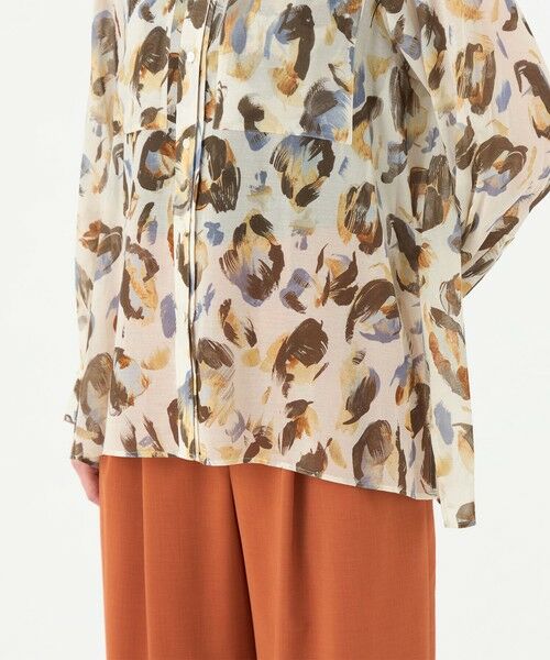 TOMORROWLAND / トゥモローランド シャツ・ブラウス（半袖以外） | ドロップシェルプリント シャツブラウス | 詳細7