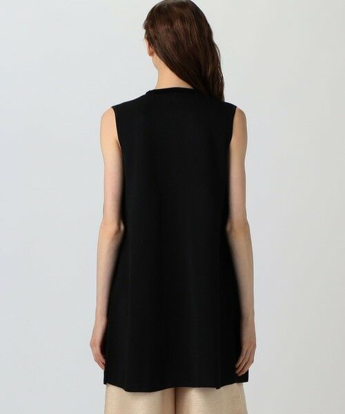 TOMORROWLAND / トゥモローランド ベスト | プレーンジャカード ロングジレ | 詳細4