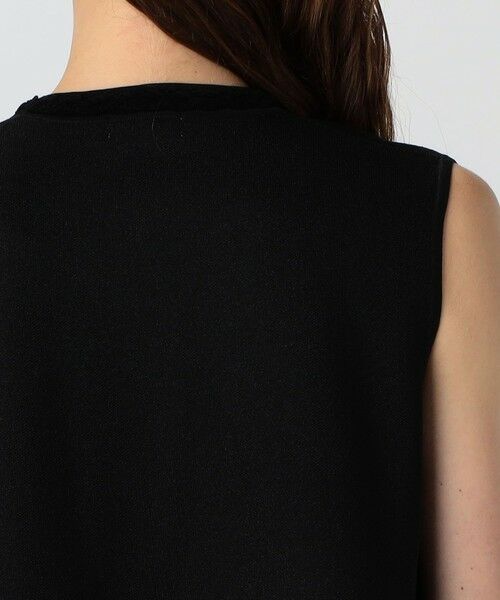 TOMORROWLAND / トゥモローランド ベスト | プレーンジャカード ロングジレ | 詳細6