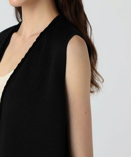 TOMORROWLAND / トゥモローランド ベスト | プレーンジャカード ロングジレ | 詳細7