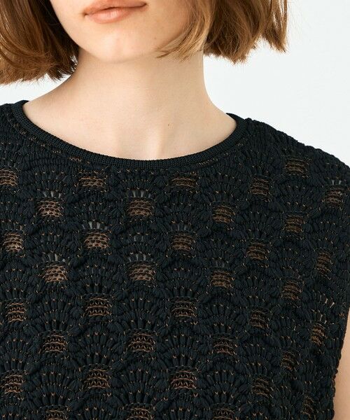 TOMORROWLAND / トゥモローランド ニット・セーター | バンピーポリエステル ノースリーブブラウス | 詳細5
