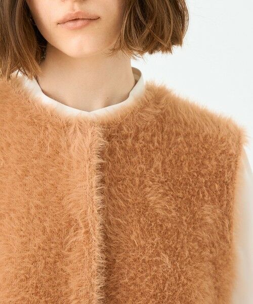 フェザーヤーン ペプラムベスト （ベスト）｜TOMORROWLAND