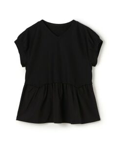 TOMORROWLAND / トゥモローランド カットソー | アイレットジャージー ソフトVネックプルオーバー