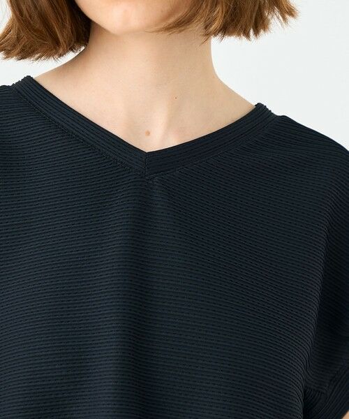 TOMORROWLAND / トゥモローランド カットソー | アイレットジャージー ソフトVネックプルオーバー | 詳細5