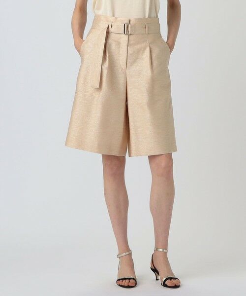 TOMORROWLAND / トゥモローランド ショート・ハーフ・半端丈パンツ | グロッシースラブ バミューダパンツ | 詳細2