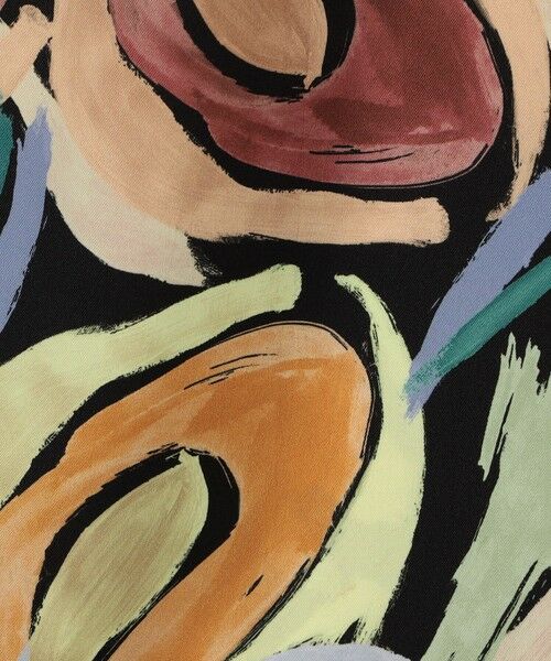 TOMORROWLAND / トゥモローランド その他パンツ | ハンドペイントプリント タックセミワイドパンツ | 詳細9