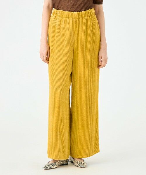 ラメコーデュロイ ワイドパンツ （その他パンツ）｜TOMORROWLAND