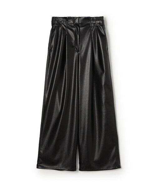 TOMORROWLAND / トゥモローランド その他パンツ | レザーライククロス サイドタブパンツ(19 ブラック)