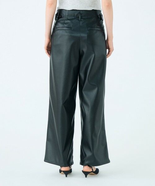 TOMORROWLAND / トゥモローランド その他パンツ | レザーライククロス サイドタブパンツ | 詳細4