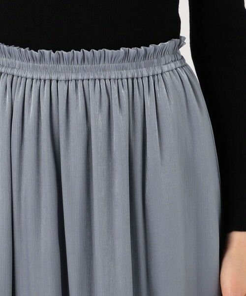 TOMORROWLAND / トゥモローランド ロング・マキシ丈スカート | スパークルサテン ギャザースカート | 詳細5