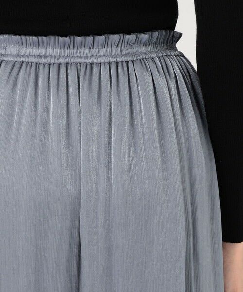 TOMORROWLAND / トゥモローランド ロング・マキシ丈スカート | スパークルサテン ギャザースカート | 詳細6