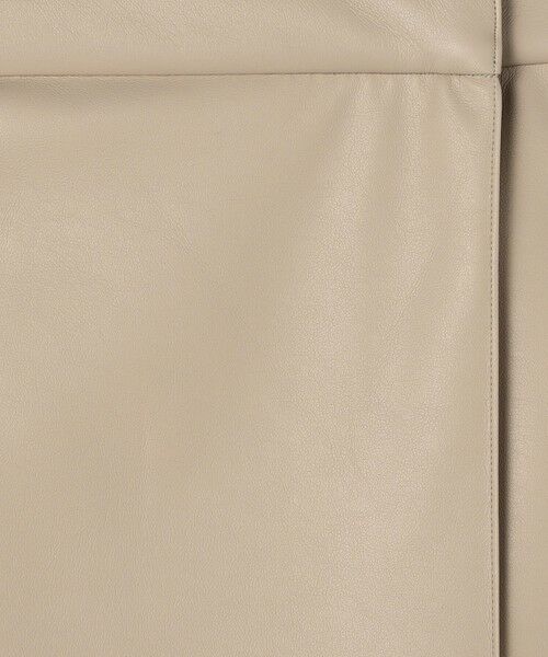 TOMORROWLAND / トゥモローランド ロング・マキシ丈スカート | レザーライククロス ラップマキシスカート | 詳細13