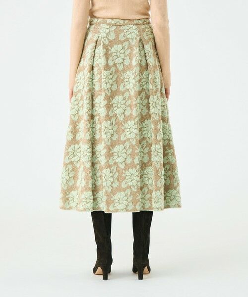 TOMORROWLAND / トゥモローランド ミニ・ひざ丈スカート | Yasmin タックフレアスカート | 詳細5