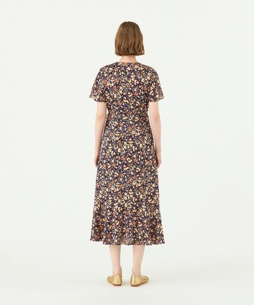 TOMORROWLAND / トゥモローランド ミニ丈・ひざ丈ワンピース | フィールドフラワープリント カシュクールワンピース | 詳細3