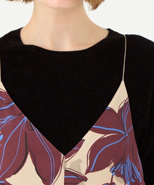 TOMORROWLAND / トゥモローランド ロング・マキシ丈ワンピース | ビビフラワープリント キャミソールワンピース | 詳細4