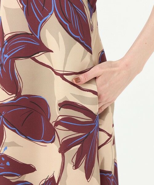 TOMORROWLAND / トゥモローランド ロング・マキシ丈ワンピース | ビビフラワープリント キャミソールワンピース | 詳細7