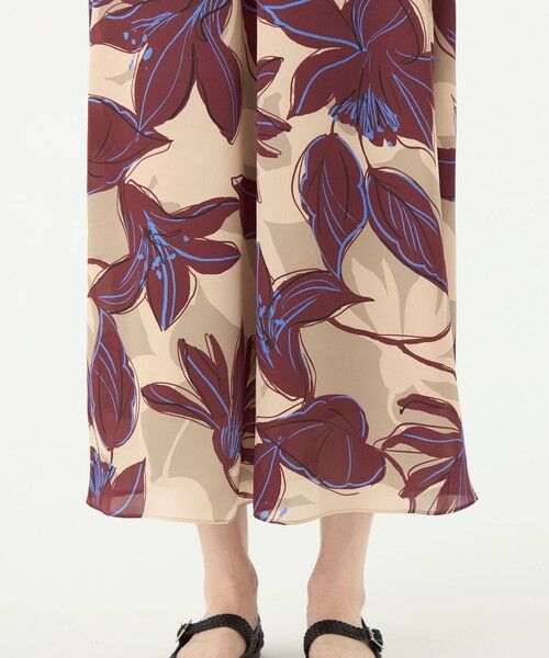 タグ付き✨新品 トゥモローランド　フラワープリント ワンピース 花柄 総柄 36 美品 トゥモローランドコレクション 花柄ワンピース 36 フレンチ