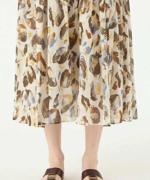 TOMORROWLAND / トゥモローランド ロング・マキシ丈ワンピース | ドロップシェルプリント ティアードワンピース | 詳細7