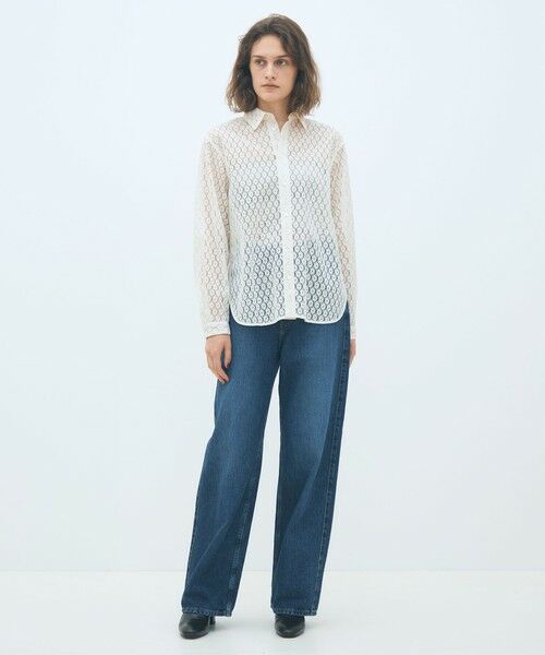 TOMORROWLAND / トゥモローランド シャツ・ブラウス（半袖以外） | フロッキーレース レギュラーカラーシャツ | 詳細1