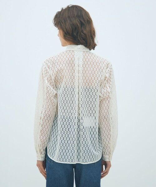 TOMORROWLAND / トゥモローランド シャツ・ブラウス（半袖以外） | フロッキーレース レギュラーカラーシャツ | 詳細4