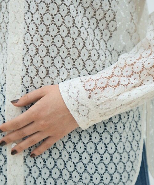 TOMORROWLAND / トゥモローランド シャツ・ブラウス（半袖以外） | フロッキーレース レギュラーカラーシャツ | 詳細6