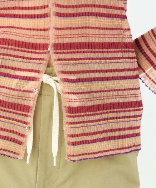 TOMORROWLAND / トゥモローランド カーディガン・ボレロ | シアーボーダー クルーネックカーディガン | 詳細7