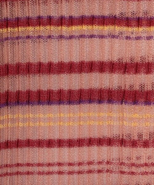 TOMORROWLAND / トゥモローランド カーディガン・ボレロ | シアーボーダー クルーネックカーディガン | 詳細8