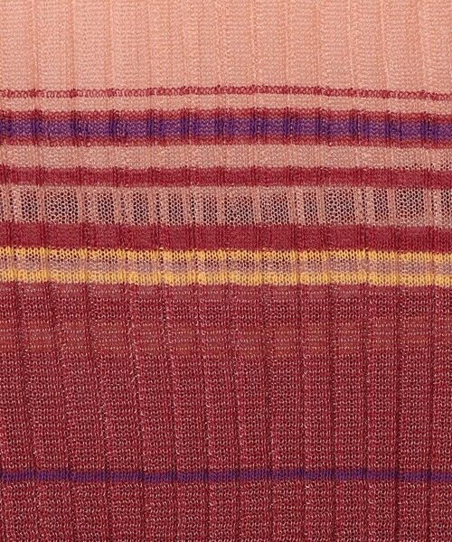 TOMORROWLAND / トゥモローランド ニット・セーター | シアーボーダー ハーフスリーブプルオーバー | 詳細8