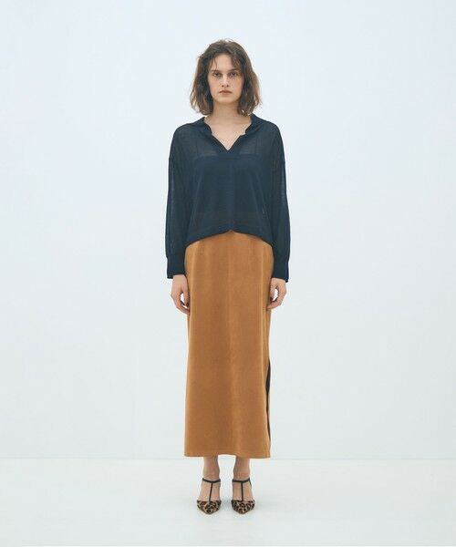 TOMORROWLAND / トゥモローランド ニット・セーター | シアーウールブレンド スキッパープルオーバー | 詳細1