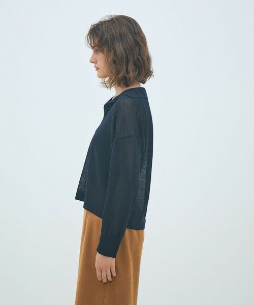 TOMORROWLAND / トゥモローランド ニット・セーター | シアーウールブレンド スキッパープルオーバー | 詳細3