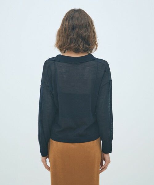 TOMORROWLAND / トゥモローランド ニット・セーター | シアーウールブレンド スキッパープルオーバー | 詳細4