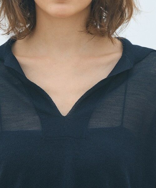 TOMORROWLAND / トゥモローランド ニット・セーター | シアーウールブレンド スキッパープルオーバー | 詳細5