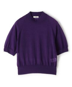 TOMORROWLAND / トゥモローランド コットンカシミヤ マルチボーダークルーネックプルオーバー CABaN コットンカシミヤ マルチボーダークルーネックプル