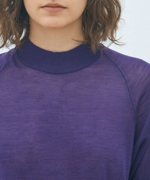TOMORROWLAND / トゥモローランド ニット・セーター | シアーウールブレンド ハーフスリーブプルオーバー | 詳細5
