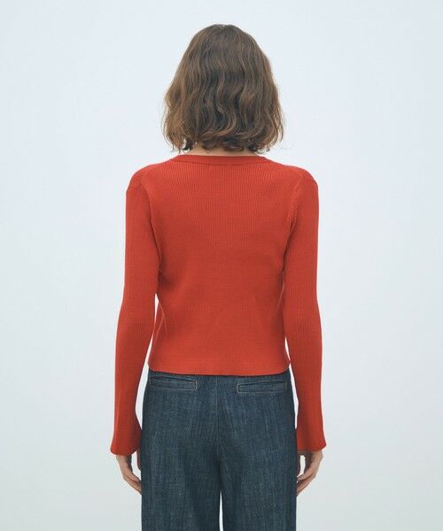 TOMORROWLAND / トゥモローランド カーディガン・ボレロ | コットンリブ Vネックカーディガン | 詳細4