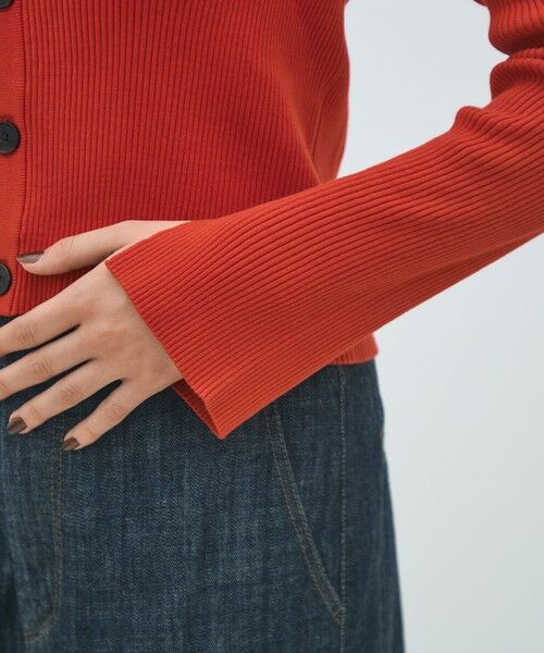 TOMORROWLAND / トゥモローランド カーディガン・ボレロ | コットンリブ Vネックカーディガン | 詳細6