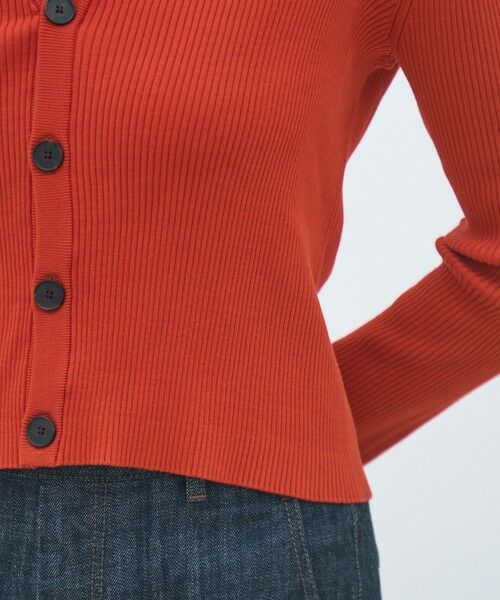TOMORROWLAND / トゥモローランド カーディガン・ボレロ | コットンリブ Vネックカーディガン | 詳細8