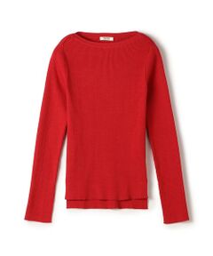 TOMORROWLAND / トゥモローランド ニット・セーター | コットンリブ ボートネックプルオーバー